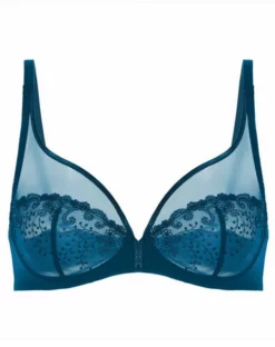 Simone Perele Soutien-gorge Décolleté Plongeant Simone Pérèle Délice (Bleu Prestige) -Sous-vetement Soldes Boutique soutien gorge decollete plongeant simone perele delice bleu prestige 5