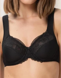 Soutien-gorge Emboîtant Bien-être Triumph Modern Lace+Cotton (Noir)
