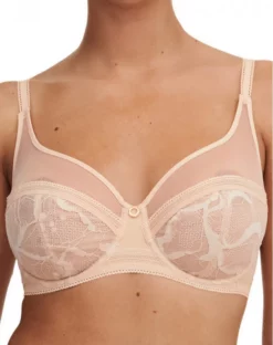 Soutien-gorge Emboîtant & Enveloppant Chantelle True Lace (Beige Doré)