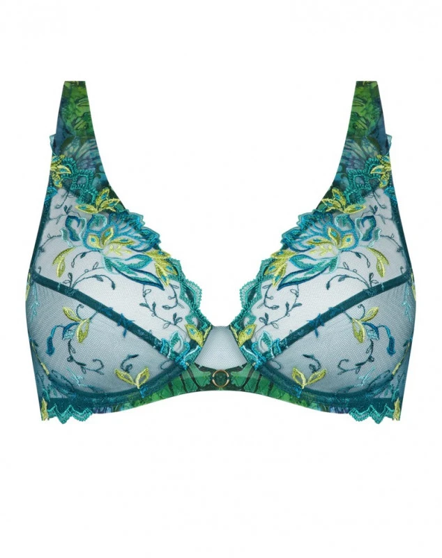 Soutien-gorge Glamour Lise Charmel Grâce Aquatique (Floral Aqua) 2 Soutien-gorge Glamour Lise Charmel Grâce Aquatique (Floral Aqua) – Image 2