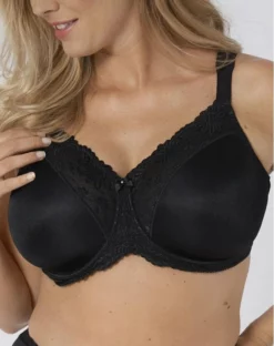 Soutien-gorge Minimiseur Triumph Ladyform Soft (Noir) -Sous-vetement Soldes Boutique soutien gorge minimiseur triumph ladyform soft noir 2