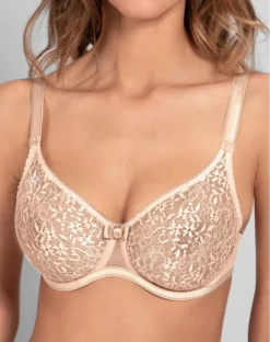 Soutien-gorge Moulé Classique Armatures Empreinte Allure (Amande)