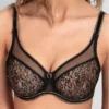 Soutien-gorge Moulé Grand Maintien Classique Armatures Empreinte Allure (Noir)