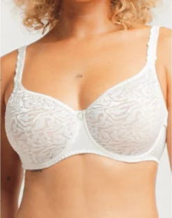 Soutien-gorge Moulé Louisa Bracq Electric Waves (Nacre)