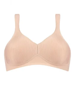 Soutien-gorge Moulé Triumph Modern Soft+Cotton (Beige) -Sous-vetement Soldes Boutique soutien gorge moule triumph modern softcotton beige 4