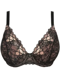Soutien-gorge Plongeant Prima Donna Livonia (Noir) -Sous-vetement Soldes Boutique soutien gorge plongeant prima donna livonia noir 4