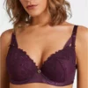 Soutien-gorge Plunge Coque Aubade Femme Passion (Wineberry)