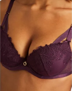 Soutien-gorge Plunge Coque Aubade Femme Passion (Wineberry) -Sous-vetement Soldes Boutique soutien gorge plunge coque aubade femme passion wineberry 6