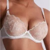 Soutien-gorge Plunge Coque Aubade Trésor Infini (White Wind)
