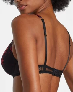 Soutien-gorge Plunge Foulard Aubade Mélodie D'été (Black Cherry) 7 Soutien-gorge Plunge Foulard Aubade Mélodie D'été (Black Cherry) -Sous-vetement Soldes Boutique soutien gorge plunge foulard aubade melodie d ete black cherry 3