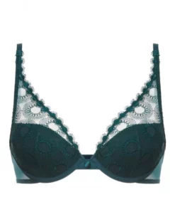 Simone Perele Soutien-gorge Push-up Plongeant Simone Pérèle Utopia (Vert Anglais) -Sous-vetement Soldes Boutique soutien gorge push up plongeant simone perele utopia vert anglais 2