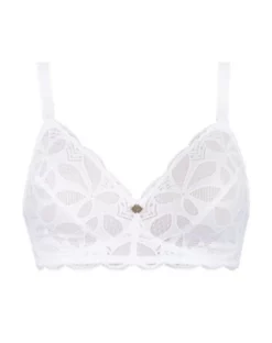 Soutien-gorge Sans Armature Bien être Antigel Stricto Sensuelle (Blanc)
