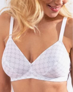Soutien-gorge Sans Armature Confort Antigel Bijou Du Jour (Blanc Bijou)