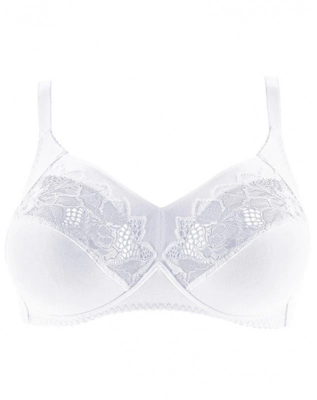 Soutien-gorge Sans Armature Coton Plus Sans Complexe Coton D'arum (Blanc) 2 Soutien-gorge Sans Armature Coton Plus Sans Complexe Coton D'arum (Blanc) – Image 2
