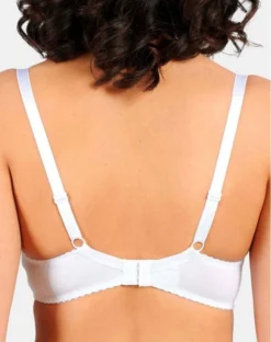 Soutien-gorge Sans Armature Coton Plus Sans Complexe Coton D'arum (Blanc)
