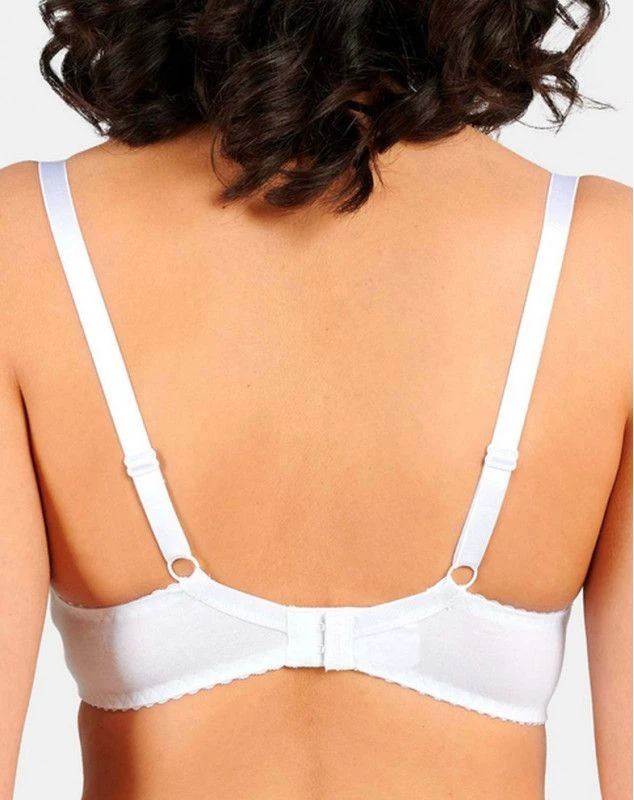 Soutien-gorge Sans Armature Coton Plus Sans Complexe Coton D'arum (Blanc) 1 Soutien-gorge Sans Armature Coton Plus Sans Complexe Coton D'arum (Blanc)