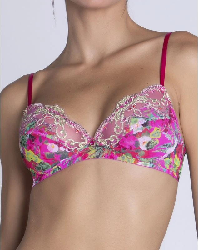 Soutien-gorge Sans Armature Lise Charmel Envolée De Fleurs (Envolée Fuschia) 1 Soutien-gorge Sans Armature Lise Charmel Envolée De Fleurs (Envolée Fuschia)
