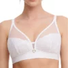 Soutien-gorge Sans Armature Maintien Chantelle Graphic Support (Blanc)