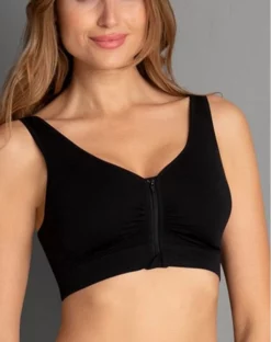 Soutien-gorge Sans Armature Moulé à Fermeture éclaire Anita Care Lynn (Noir)