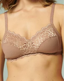 Simone Perele Soutien-gorge Sans Armature Simone Pérèle Caresse (Brun Coco)