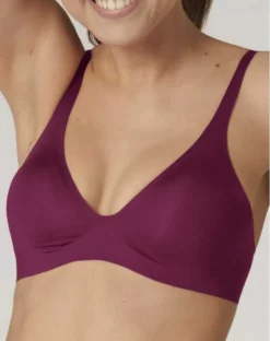 Sous-vetement Soldes Boutique 15 Soutien-gorge Sans Armature Sloggi Body Adapt (Bordeaux)