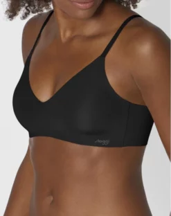 Soutien-gorge Sans Armature Sloggi Zero Feel Ultra Bra (Noir)