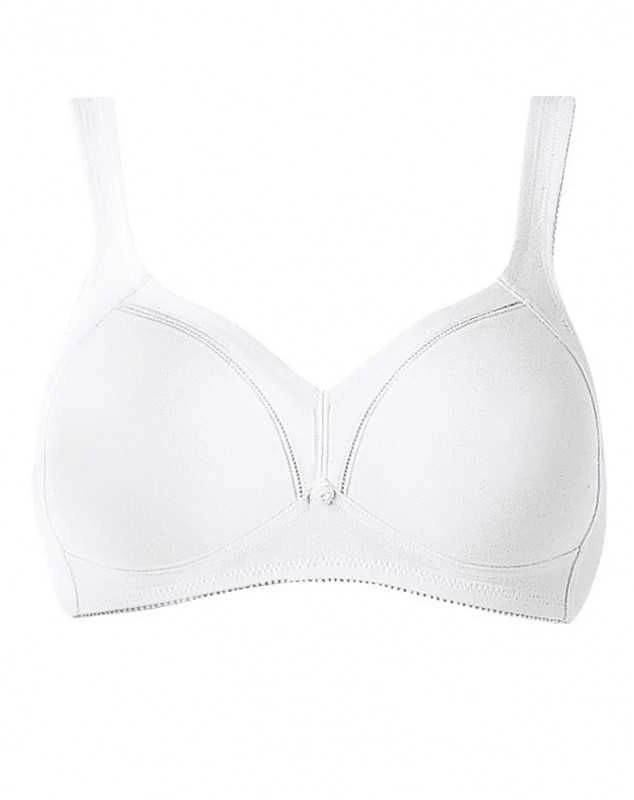 Soutien-gorge Sans Armature Triumph Cotton Shaper (Blanc) 3 Soutien-gorge Sans Armature Triumph Cotton Shaper (Blanc) – Image 3