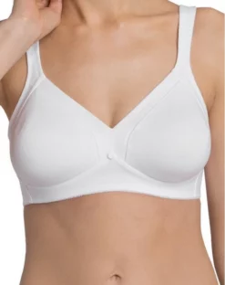 Soutien-gorge Sans Armature Triumph Cotton Shaper (Blanc)