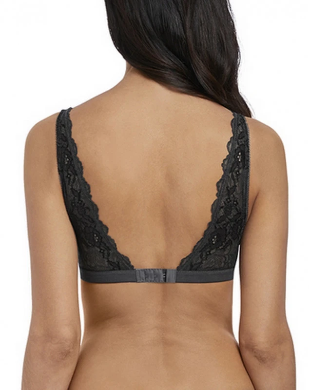 Soutien-gorge Sans Armature Wacoal Lace Perfection (Charcoal) 2 Soutien-gorge Sans Armature Wacoal Lace Perfection (Charcoal) – Image 2