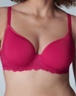 Simone Perele Soutien-gorge Spacer Plunge Simone Pérèle Rêve (Cranberry)