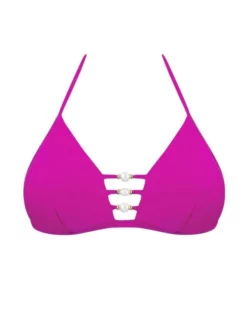 Soutien-gorge Triangle à Coques De Bain Lise Charmel Perles Nacrées (Tresses Fuschia)