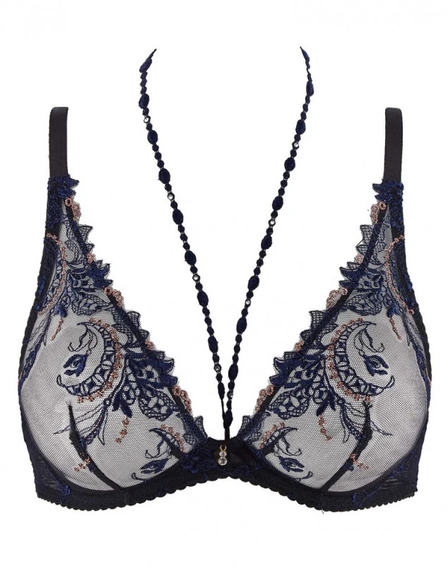 Soutien-gorge Triangle Armatures Aubade Amour Précieux (Cosmic Blue) 2 Soutien-gorge Triangle Armatures Aubade Amour Précieux (Cosmic Blue) – Image 2