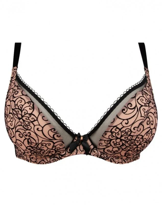 Soutien-gorge Triangle Armatures Bonnets Profonds Antigel Boudoir De Filles (Rose Noir) 2 Soutien-gorge Triangle Armatures Bonnets Profonds Antigel Boudoir De Filles (Rose Noir) – Image 2