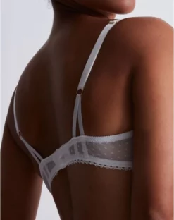 Soutien-gorge Triangle Plunge Aubade Trésor Infini (White Wind) -Sous-vetement Soldes Boutique soutien gorge triangle plunge aubade tresor infini white wind 4