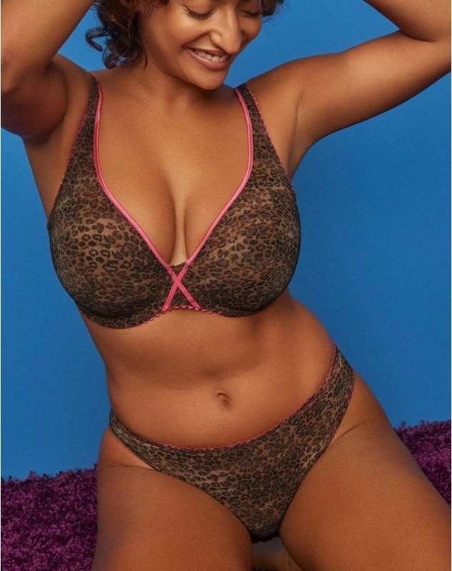 Soutien-gorge Triangle Prima Donna Twist Café Plume (Cheetah) 4 Soutien-gorge Triangle Prima Donna Twist Café Plume (Cheetah) – Image 4