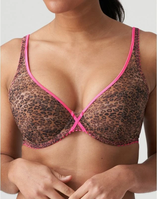 Soutien-gorge Triangle Prima Donna Twist Café Plume (Cheetah) 1 Soutien-gorge Triangle Prima Donna Twist Café Plume (Cheetah)