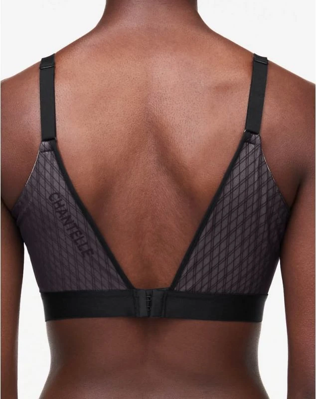 Soutien-gorge Triangle Sans Armature Chantelle Smooth Lines (Noir/Beige) 2 Soutien-gorge Triangle Sans Armature Chantelle Smooth Lines (Noir/Beige) – Image 2