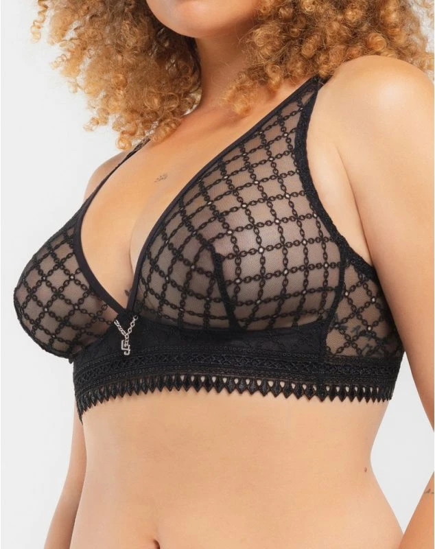 Soutien-gorge Triangle Sans Armature Louisa Bracq Paco (Noir) 1 Soutien-gorge Triangle Sans Armature Louisa Bracq Paco (Noir)