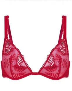 Simone Perele Soutien-gorge Triangle Simone Pérèle Bloom (Rouge Opéra) 7 Simone Perele Soutien-gorge Triangle Simone Pérèle Bloom (Rouge Opéra) -Sous-vetement Soldes Boutique soutien gorge triangle simone perele bloom rouge opera 3