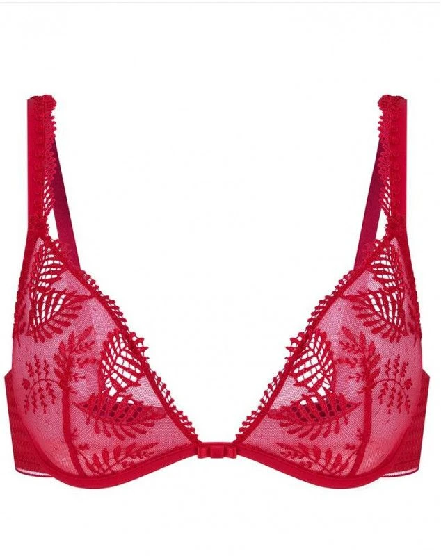 Simone Perele Soutien-gorge Triangle Simone Pérèle Bloom (Rouge Opéra) 4 Simone Perele Soutien-gorge Triangle Simone Pérèle Bloom (Rouge Opéra) – Image 4