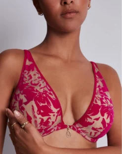 Soutien-gorge Triangle Ultra Plunge Aubade Wild Vibration (Hot Pink) -Sous-vetement Soldes Boutique soutien gorge triangle ultra plunge aubade wild vibration hot pink 2