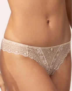 String Empreinte Cassiopée (Creamy Beige) -Sous-vetement Soldes Boutique string empreinte cassiopee creamy beige 2