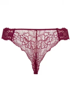 String Lise Charmel Sublime En Dentelle (Fuchsia Sublime) -Sous-vetement Soldes Boutique string lise charmel sublime en dentelle fuchsia sublime 4