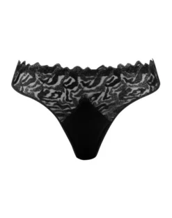 String Louisa Bracq Electric Waves (Noir) -Sous-vetement Soldes Boutique string louisa bracq electric waves noir 3