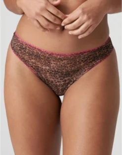 String Prima Donna Twist Café Plume (Cheetah)
