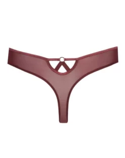 String Prima Donna Twist First Night (Merlot) -Sous-vetement Soldes Boutique string prima donna twist first night merlot 3