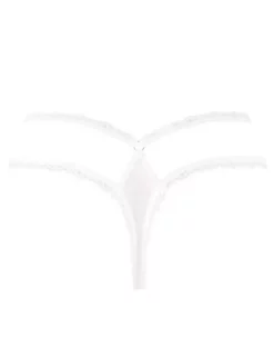 String Sexy Lise Charmel Féérie Couture (Blanc) -Sous-vetement Soldes Boutique string sexy lise charmel feerie couture blanc 5