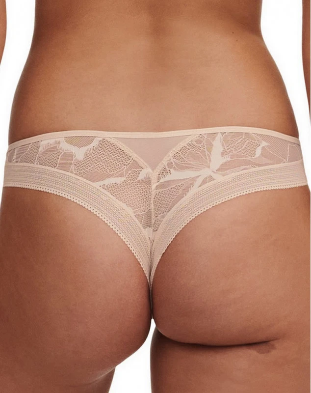 Tanga Chantelle True Lace (Beige Doré) 2 Tanga Chantelle True Lace (Beige Doré) – Image 2