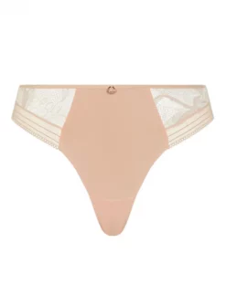 Tanga Chantelle True Lace (Beige Doré) 7 Tanga Chantelle True Lace (Beige Doré) -Sous-vetement Soldes Boutique tanga chantelle true lace beige dore 3