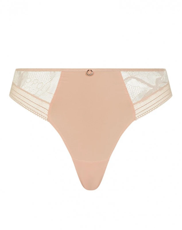 Tanga Chantelle True Lace (Beige Doré) 4 Tanga Chantelle True Lace (Beige Doré) – Image 4